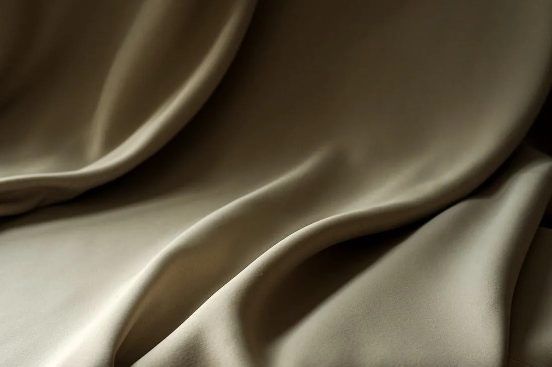 Sateen with its characteristic surface sheen